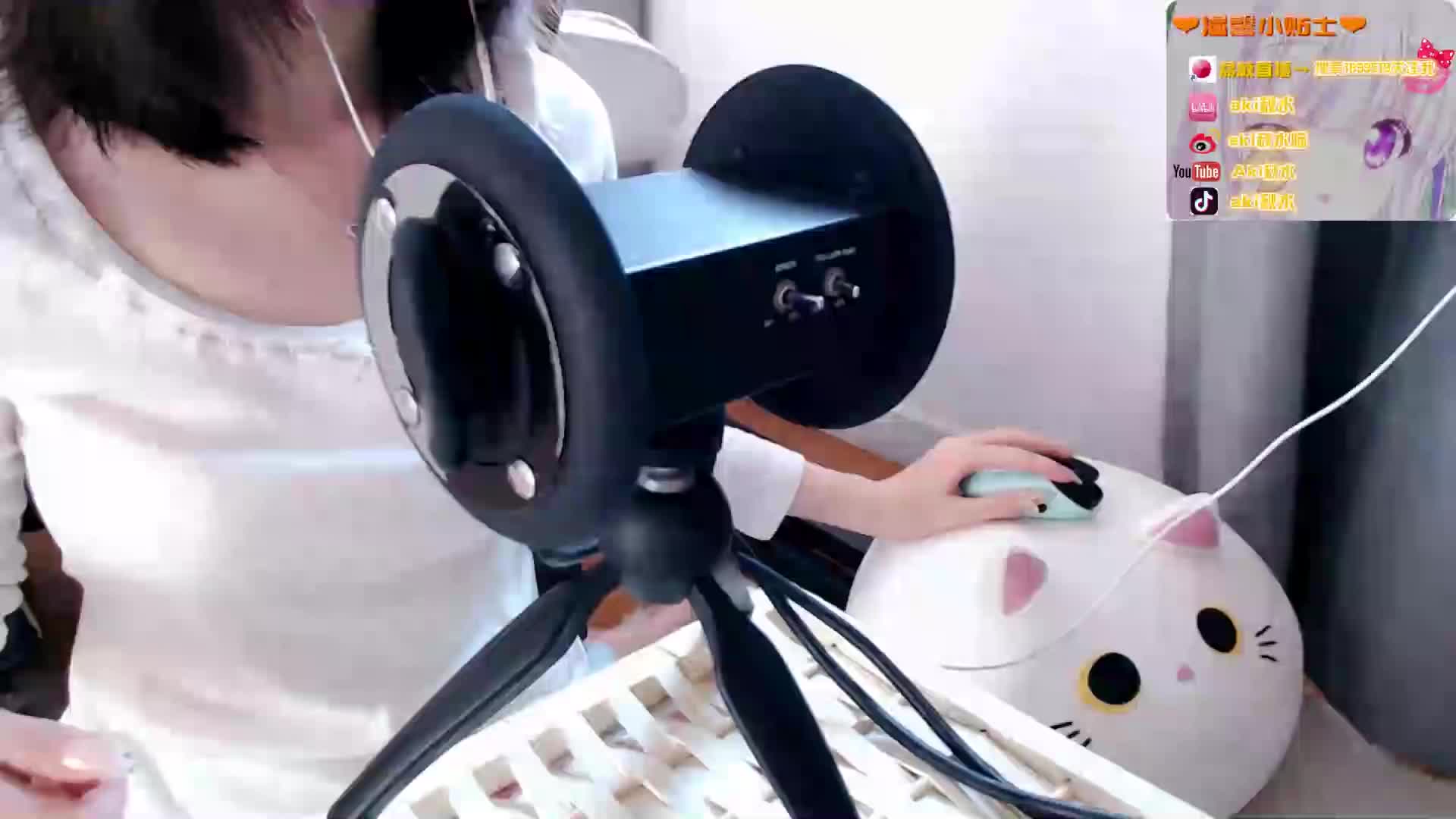 [Aki秋水ASMR]跟秋水一起吃饭团叭~片尾惯例彩蛋 Aki’s Chinese ASMR 吃播